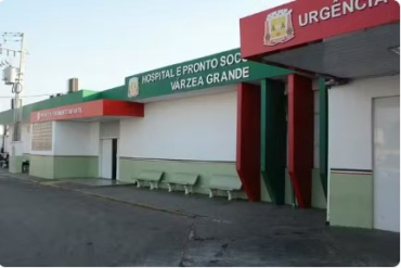 O beb� foi internado no Hospital e Pronto Socorro Municipal de V�rzea Grande � Foto: Reprodu��o