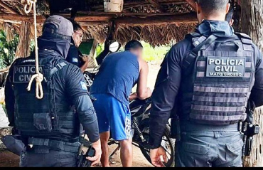 O treinamento era realizado em uma aldeia localizada em Santo Ant�nio de Leverger, nas proximidades do Rio S�o Louren�o