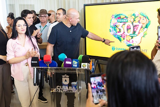 O prefeito Ab�lio Brunini divulgou o calend�rio de comemora��o dos 307 anos de Cuiab�