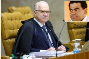O ministro Edson Fachin, que relatou a decis�o e negou recurso do juiz aposentado Almir Santos