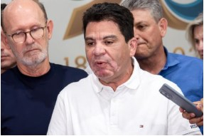 O candidato a suplente de Senador, Cidinho Santos, que defendeu F�bio Garcia e grupo de Pivetta