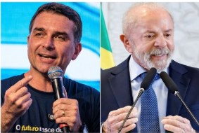 Em Mato Grosso, o senador Fl�vio Bolsonaro ganha de Lula tanto no primeiro quanto no segundo turno