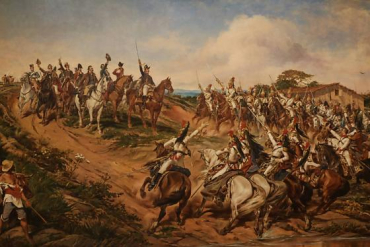 Quadro 'Independ�ncia ou Morte', de Pedro Am�rico, no Museu do Ipiranga