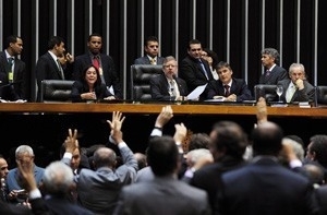 O deputado Marco Maia, presidente da Cmara, durante sesso deliberativa desta quarta-feira(27)