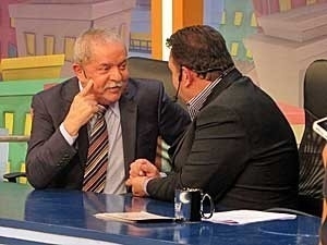 Lula participa de programa no SBT em 31 de maio