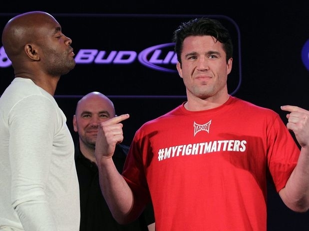Sonnen e Anderson Silva se enfrentaro em 7 de julho, no UFC 148, em Las Vegas