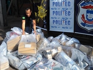 Droga � incinerada pela Pol�cia Civil de MT