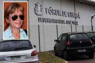 A delegada Helena de Miranda, que vai a julgamento nesta quarta-feira, no Tribunal do Jri
