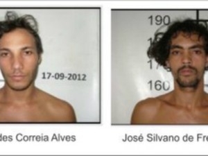 � esquerda, Diego Correia Alves; � direita, Jos� Silvano de Freitas da Silva 