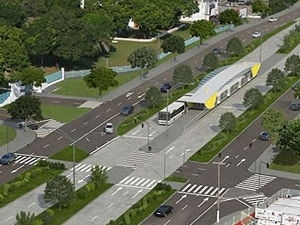 Projeto descartado do BRT em Cuiab�.
