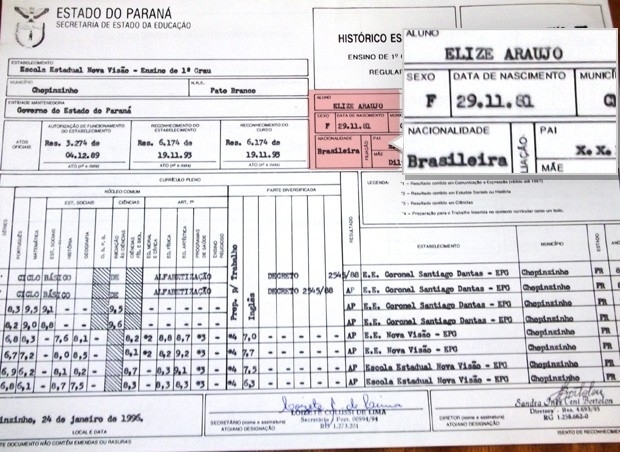 Histrico escolar mostra que Elize Arajo Matsunaga tem 30 anos