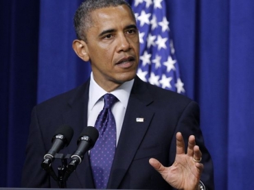 Presidente despertou gargalhadas da plateia durante um evento eleitoral da comunidade gay de Los Angeles