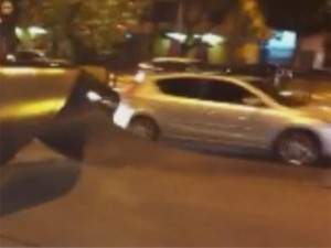 Carreta que transportava bobina provocou grave acidente em BH