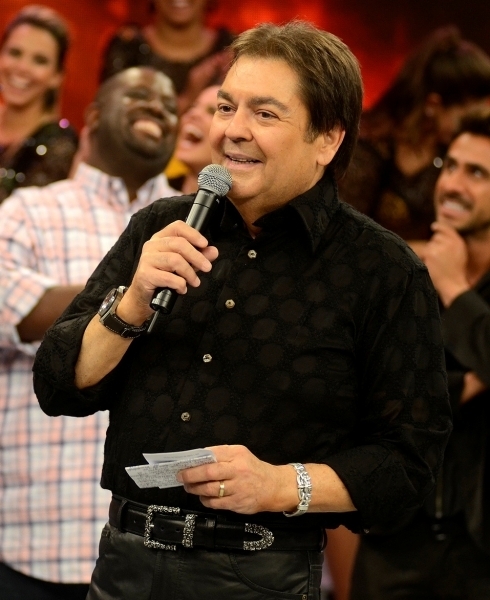 O apresentador Fausto Silva