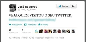 Post publicado por cibercriminoso no perfil do ator Jos de Abreu