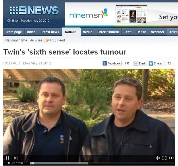 Os gmeos Craig e Brenton Gurney tm grande ligao