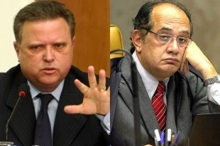 O senador do PR e o ministro do Supremo so citados em lista de grampos da PF