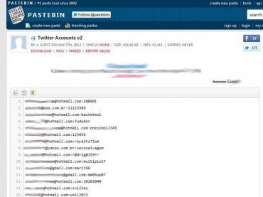 Contas afetadas incluiriam perfis de celebridades, segundo site