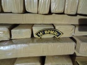 A droga estava distribuda em vrios tabletes