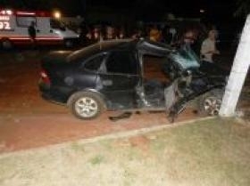 Vectra foi atingido por um veculo F-250