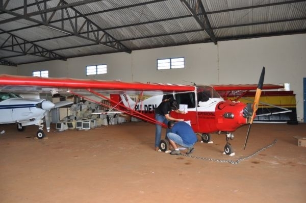 Avio usado pelo traficante para distribuir as drogas.