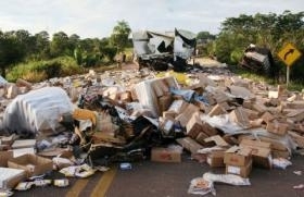 Acidente registrado entre Rio Verde e Coxim, trecho considerado como um dos mais crticos