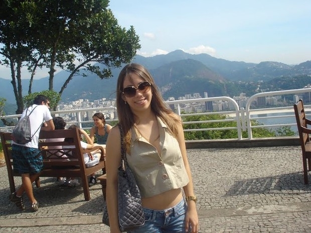 A estudante Maria Eduarda