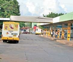 Terminal de nibus do CPA I: quem frequenta o lugar durante a noite j est acostumado com os assaltos