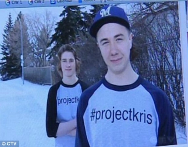 Hunter ( esquerda) e Kris ( direita) criaram um mega-evento no Canad.