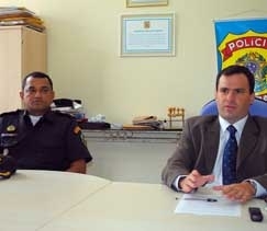 Coronel Valdivino Pimentel e delegado Paulo Repetto falam de operao: trfico e corrupo