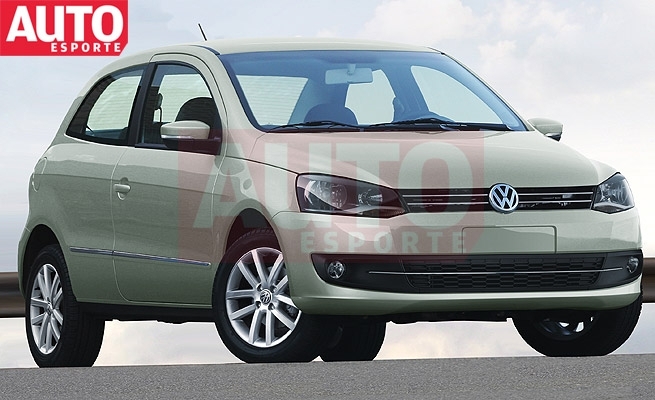 Dianteira ficar mais parecida com a do VW Fox