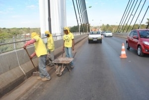 Dvidas no pagas  quase metade do valor da construo da Ponte Srgio Motta 