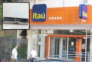 Equipamento (dest.) foi descoberto por cliente em agncia do Ita, no Centro, no domingo 