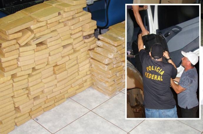 Maconha foi encontrada camuflada em uma carreta bitrem, que vinha de Mato Grosso do Sul