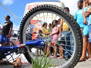 Criana foi atingida por nibus em Cruz das Armas.