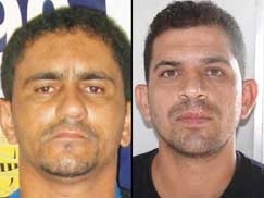 Os acusados Sidnei Monteiro e Edimar Ormeneze: o primeiro  considerado um lder habilidoso; j o segundo seria o bandid