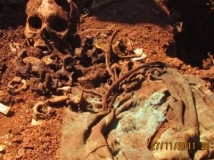 Restos mortais de uma pessoa do sexo feminino foram encontrados em obra