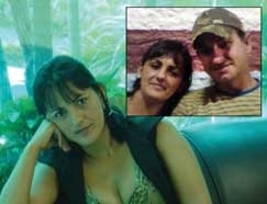 Silvnia Valente e seu suposto assassino, o namorado Joo Batista Andrade.