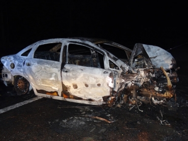 Carro do deputado Chico Gorski (PP-RS) aps o acidente