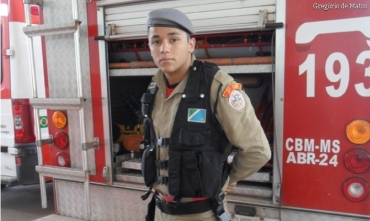 Bombeiro tinha 22 anos e trabalhava na corporao de Corumb