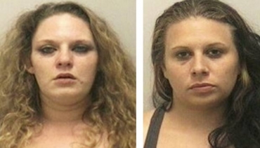 Regina Shiner e Christianne Taylor foram presas ap�s ato sexual no estacionamento.