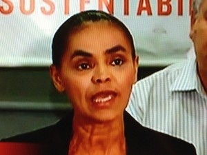 A ex-senadora Marina Silva em entrevista nesta sexta em Braslia (Foto: Reproduo/GloboNews)