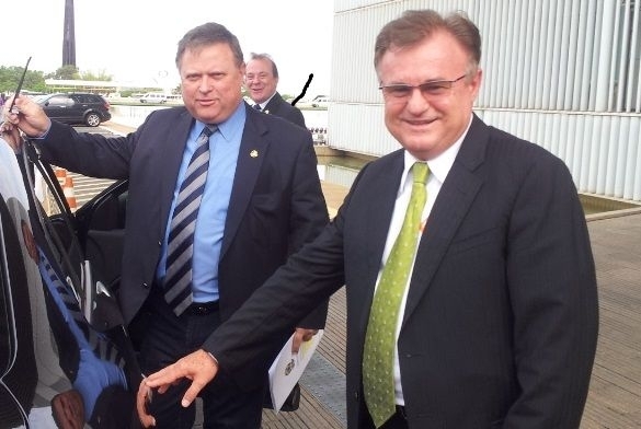 Blairo e Era embarcaram juntos para Cuiab