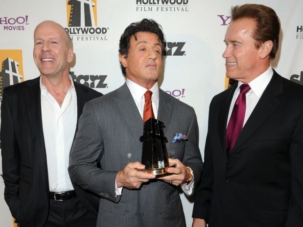 Um dubl morre e dois ficam feridos em gravao de filme estrelado por Bruce Willis, Arnold Schwarzenegger e Sylvester S