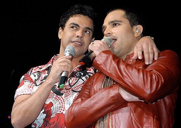 Luciano fez o anncio durante o show e saiu do palco