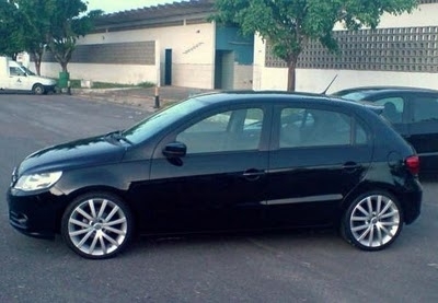 Modelo de Gol Gerao 5 que homem teve roubado, ao visitar a sogra