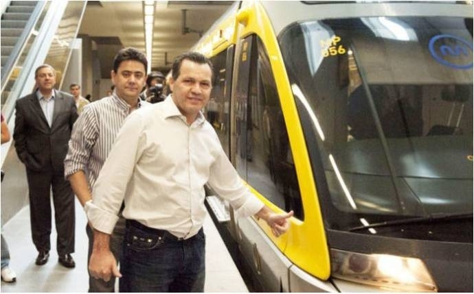 Silval com Eder, defende investimentos prprios do VLT e parceria com empresrios aps a Copa