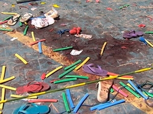 Vtimas de acidente com caminho estavam em festa infantil em Itaparica.