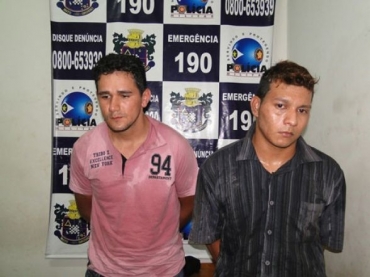 Bruno e Edmilson foram presos ao tentar se passar por clientes de um restaurante
