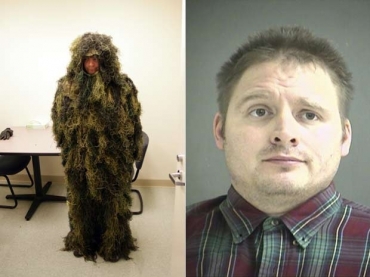 Suspeito foi preso aps gritar quando um co policial o mordeu. 